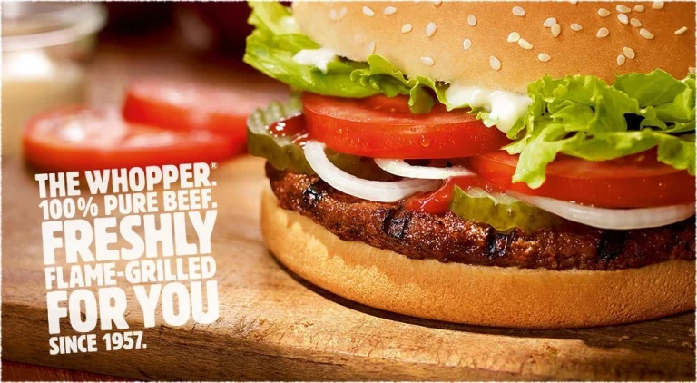 BURGER KING BEEF BURGERS MENU WITH PRICES FOR SINGAPORE