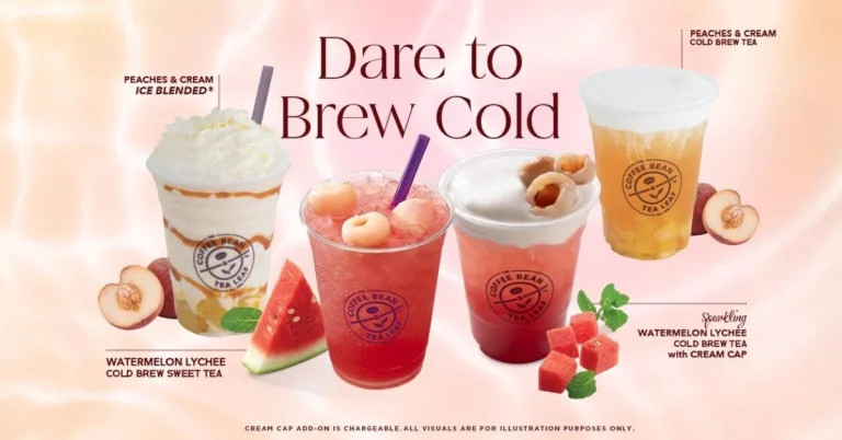 COFFEE BEAN FULLY CAFFEINATED MENU WITH PRICES FOR SINGAPORE