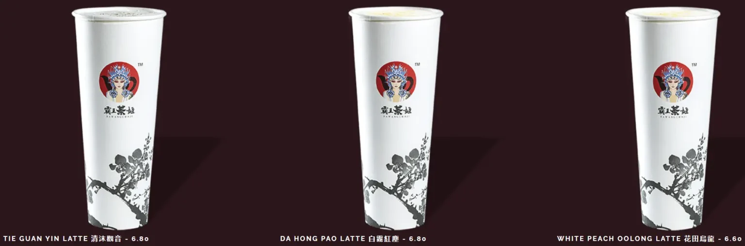 BAWANGCHAJI FRESH MILK TEA MENU WITH PRICES FOR SINGAPORE