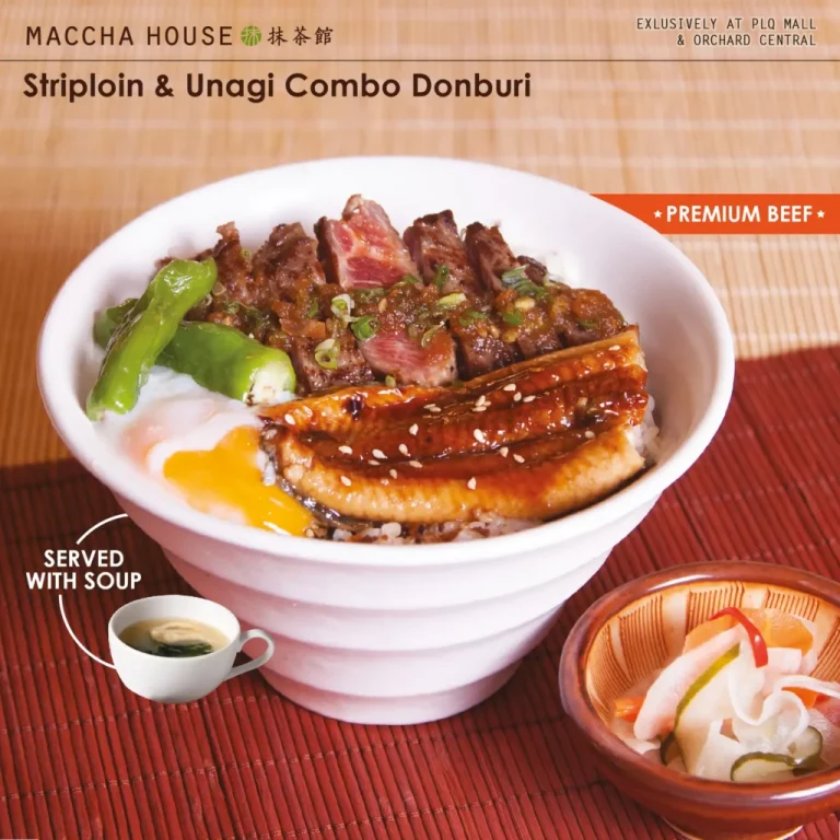 MACCHA HOUSE DONBURI MENU WITH PRICES FOR SINGAPORE