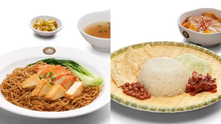 OLDTOWN WHITE COFFEE RICE SET MEAL MENU WITH PRICES FOR SINGAPORE