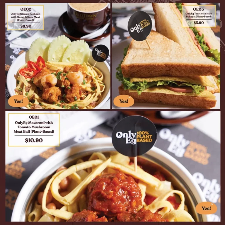 OLDTOWN WHITE COFFEE SIDES MENU WITH PRICES FOR SINGAPORE