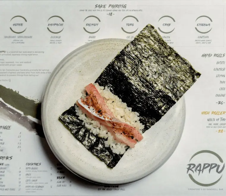 RAPPU SETS MENU WITH PRICES FOR SINGAPORE