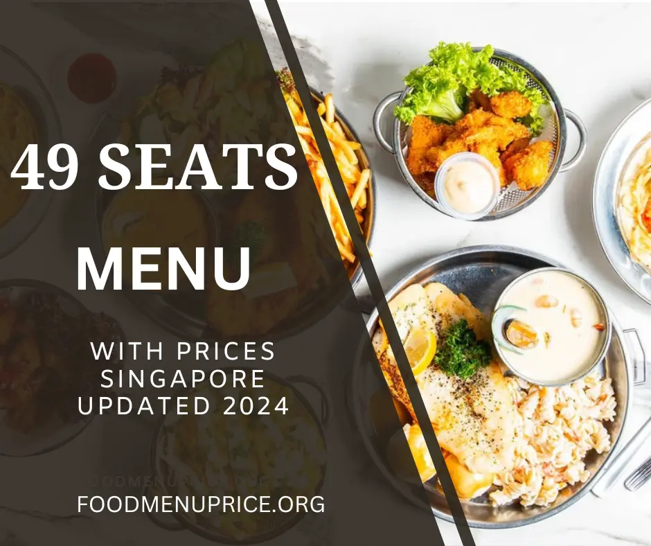 49 SEATS MENU 2024