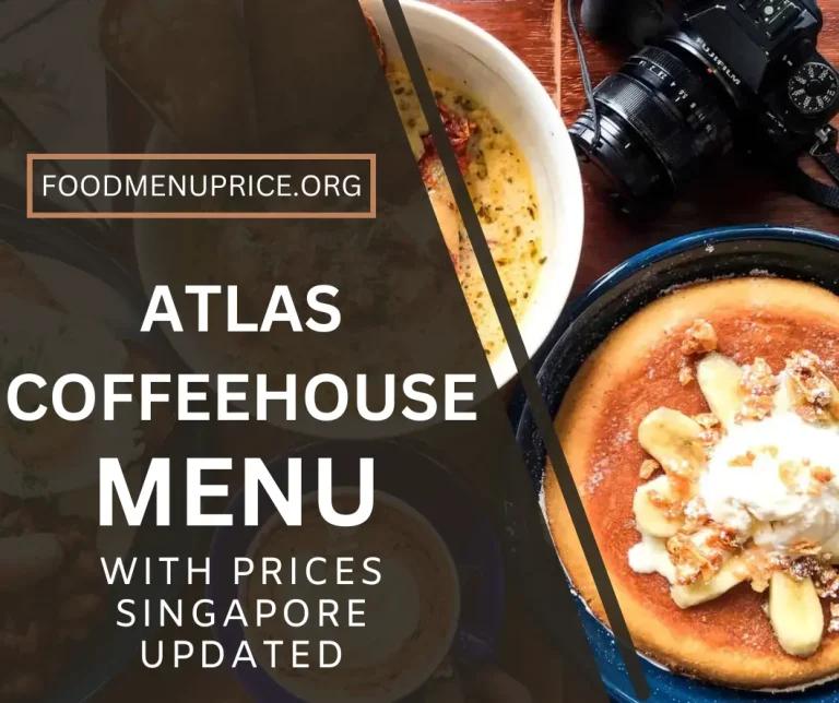 ATLAS COFFEEHOUSE MENU 2024