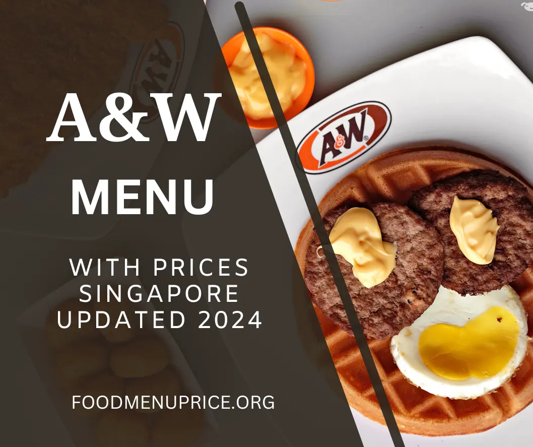 A&W MENU 2024