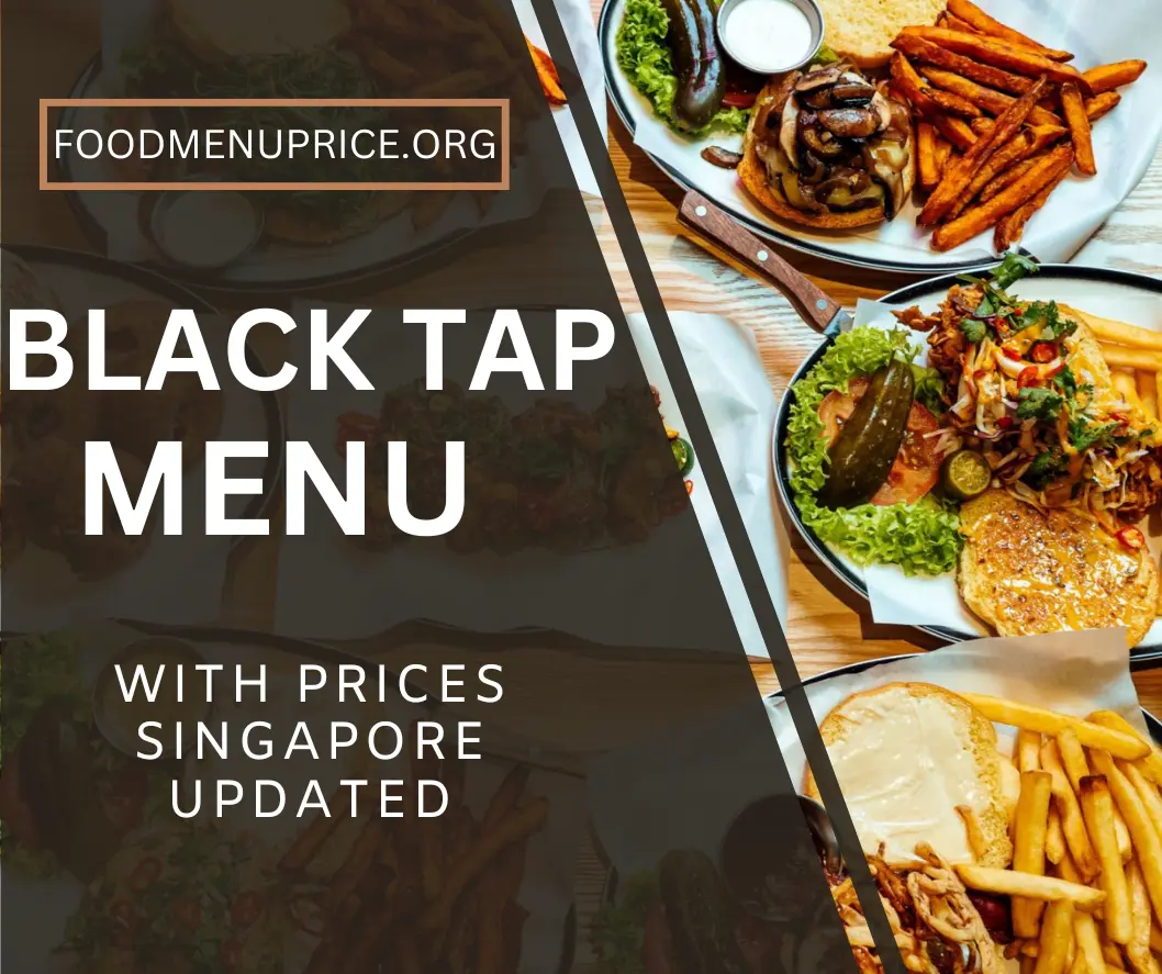 BLACK TAP MENU 2024