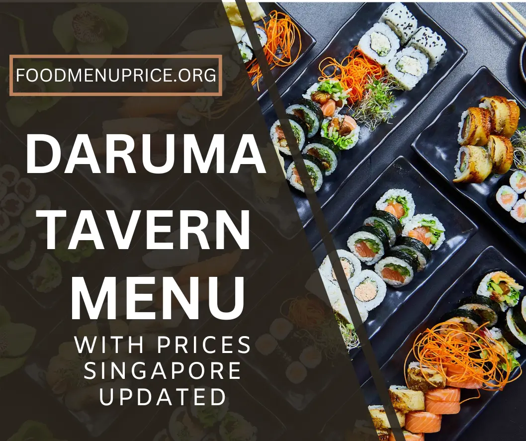 DARUMA TAVERN MENU 2024