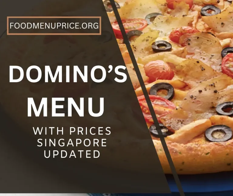 DOMINO’S MENU 2024