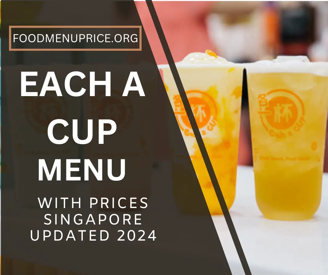 EACH A CUP MENU 2024