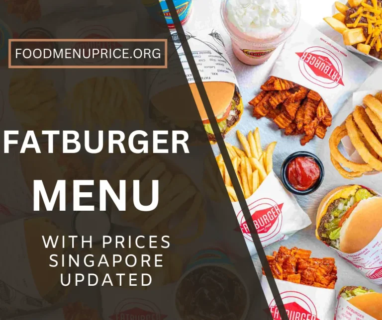 FATBURGER MENU 2024