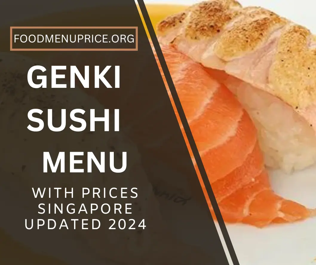 GENKI SUSHI MENU 2024