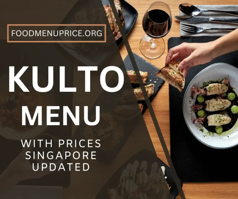 KULTO MENU 2024