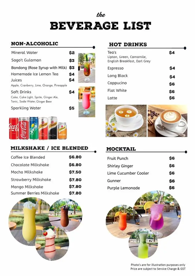 LA CAFÉ & BAR BEVERAGES MENU 2024