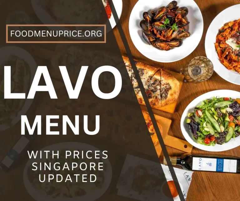 LAVO MENU 2024