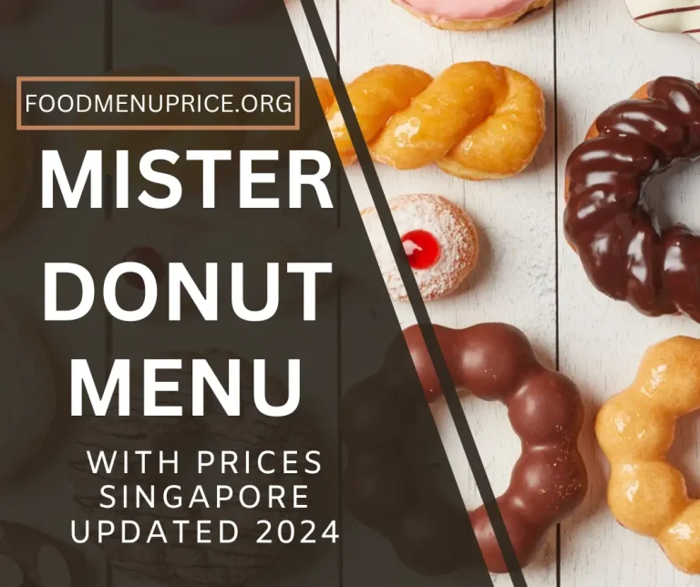 MISTER DONUT MENU 2024