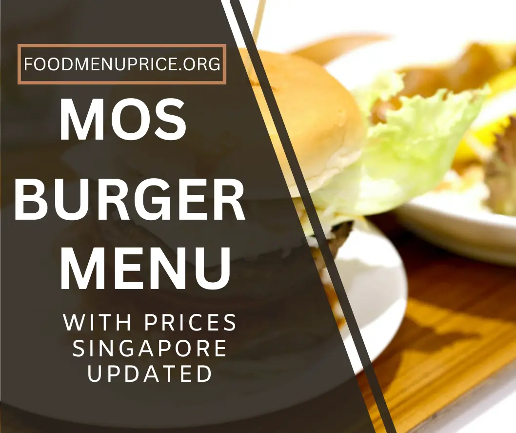 MOS BURGER MENU 2024