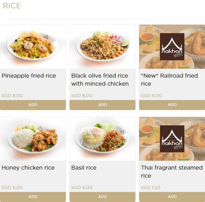 NAKHON KITCHEN RICE MENU PRICES 2024