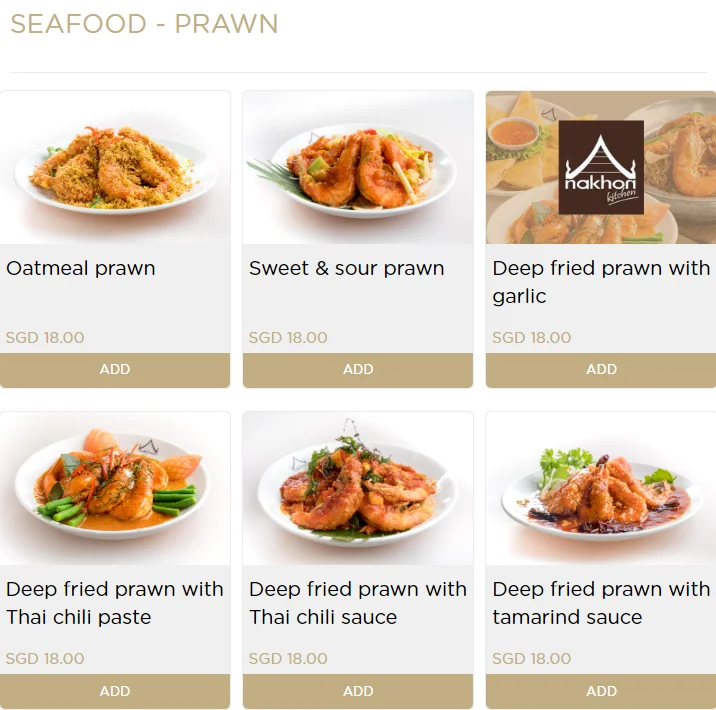 NAKHON KITCHEN SEAFOOD MENU PRICES 2024