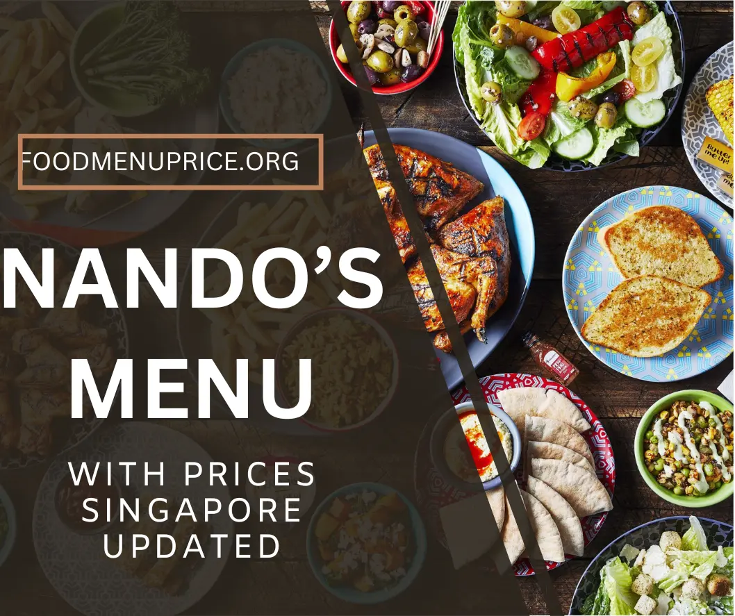 NANDO’S MENU 2024