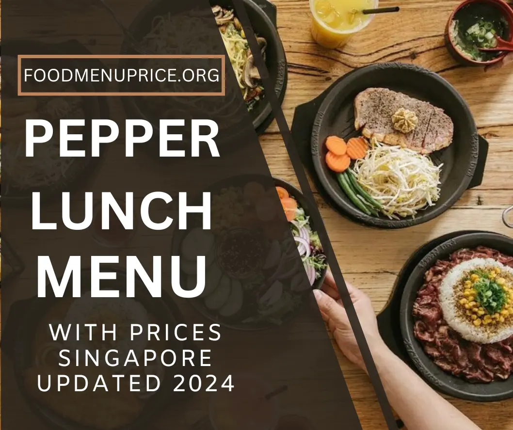 PEPPER LUNCH MENU 2024