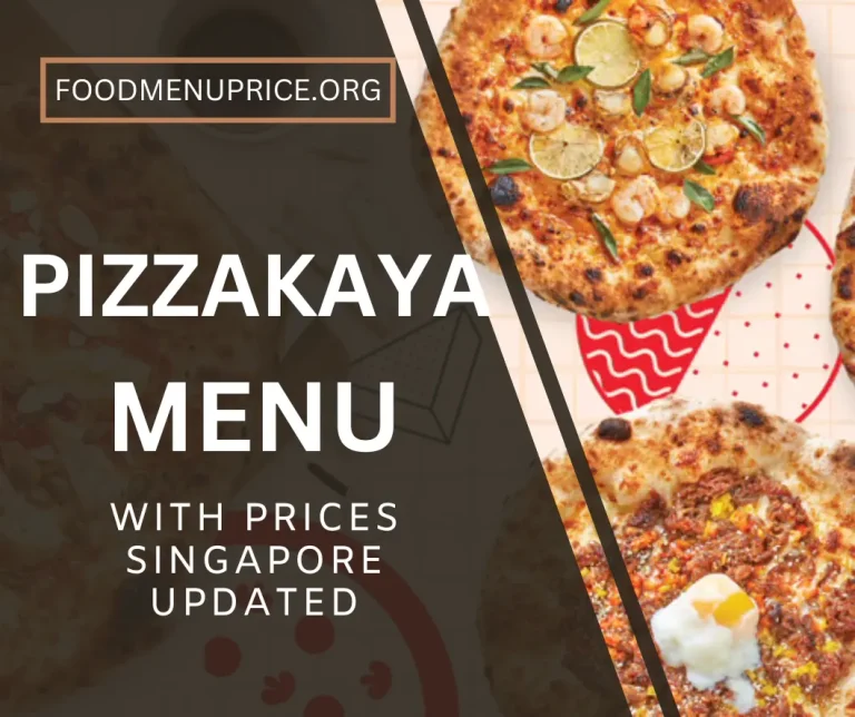 PIZZAKAYA MENU 2024