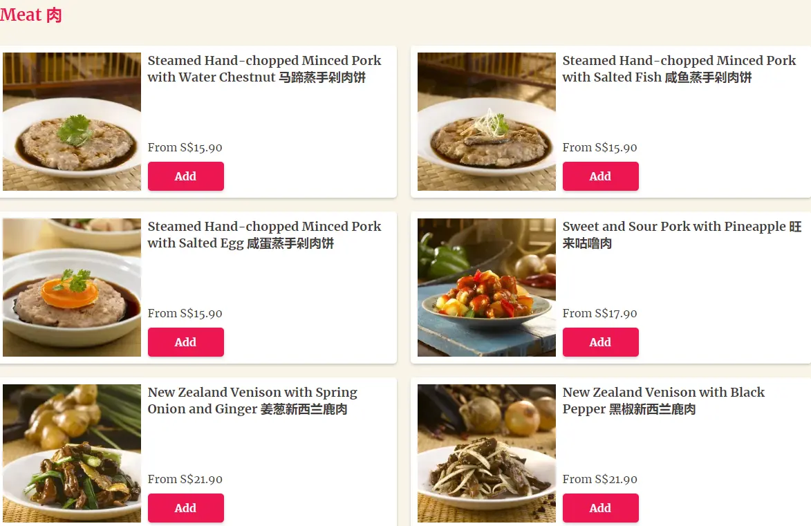 SOUP RESTAURANT MEAT MENU PRICES 2024