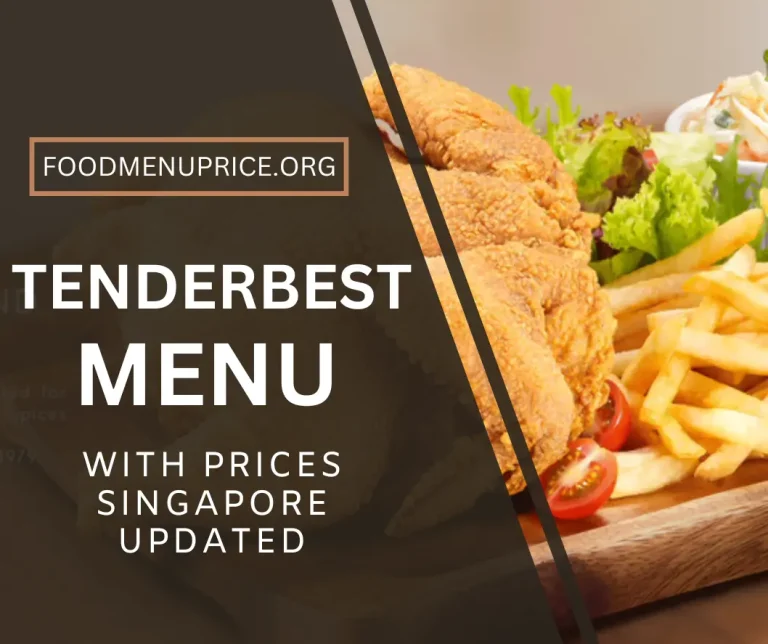 TENDERBEST MENU 2024