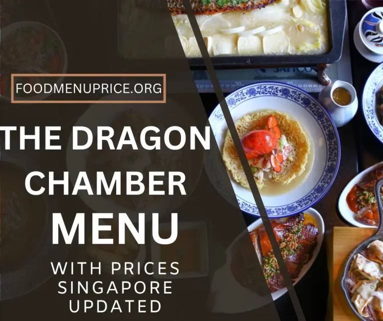 THE DRAGON CHAMBER MENU 2024