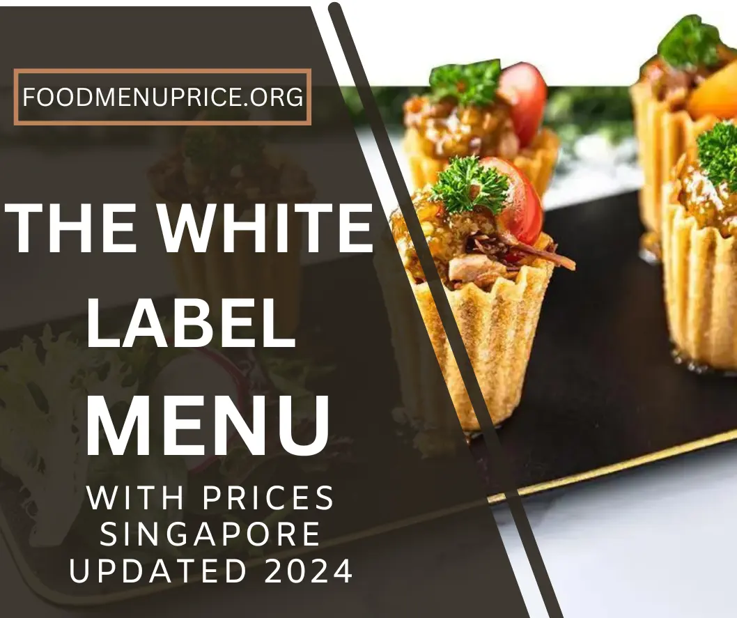 THE WHITE LABEL MENU 2024