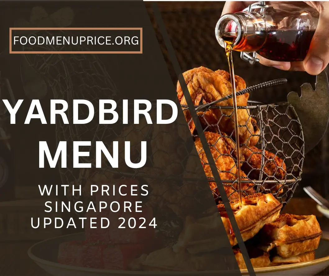 Yardbird Menu 2024