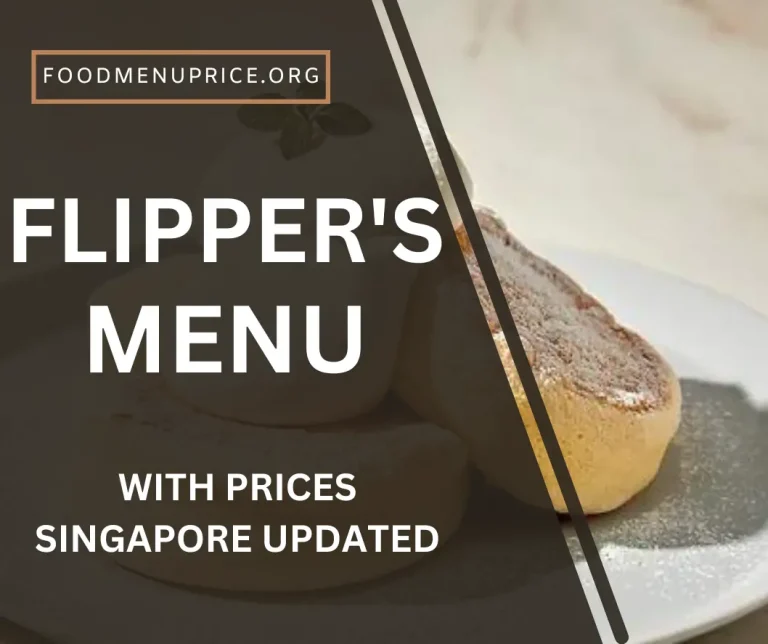 FLIPPER'S MENU 2024