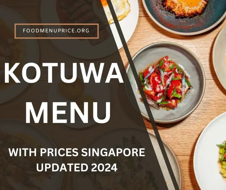 Kotuwa Menu 2024