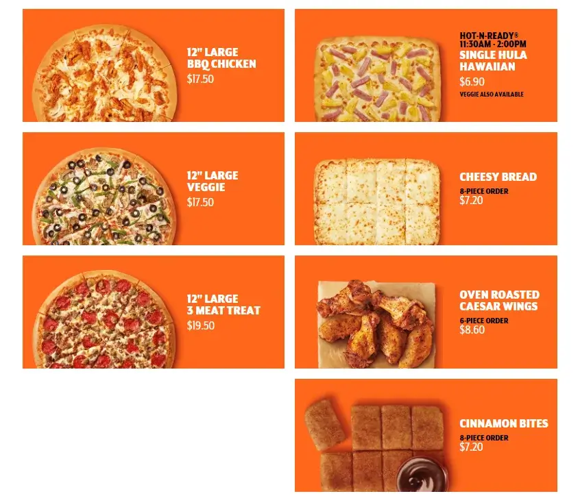 LITTLE CAESARS PIZZA SINGAPORE DEEP!DEEP! DISH MENU PRICE 2024