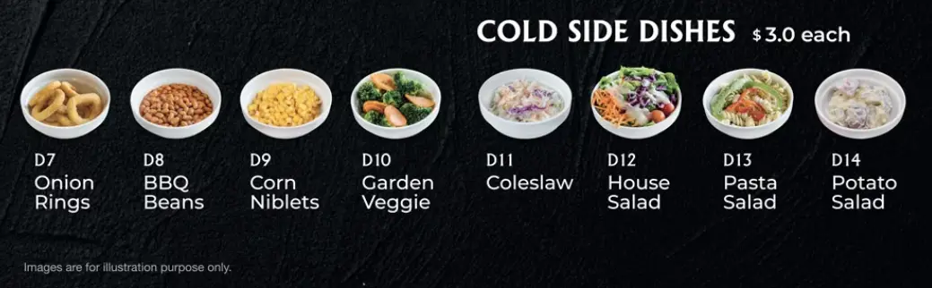 ASTONS COLD SIDE DISHES MENU PRICES 2024