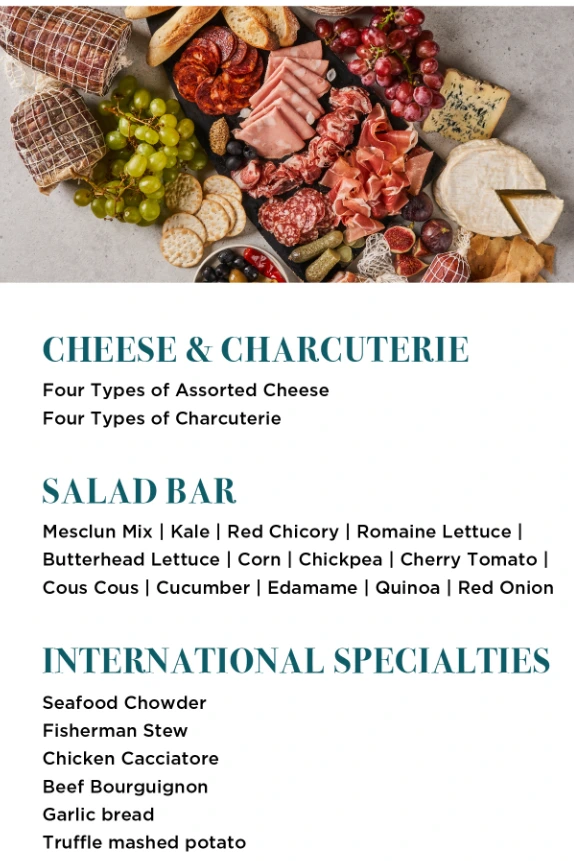 BEACH ROAD KITCHEN CHEESE, SALADS, AND SPECIALTIES MENU 2024