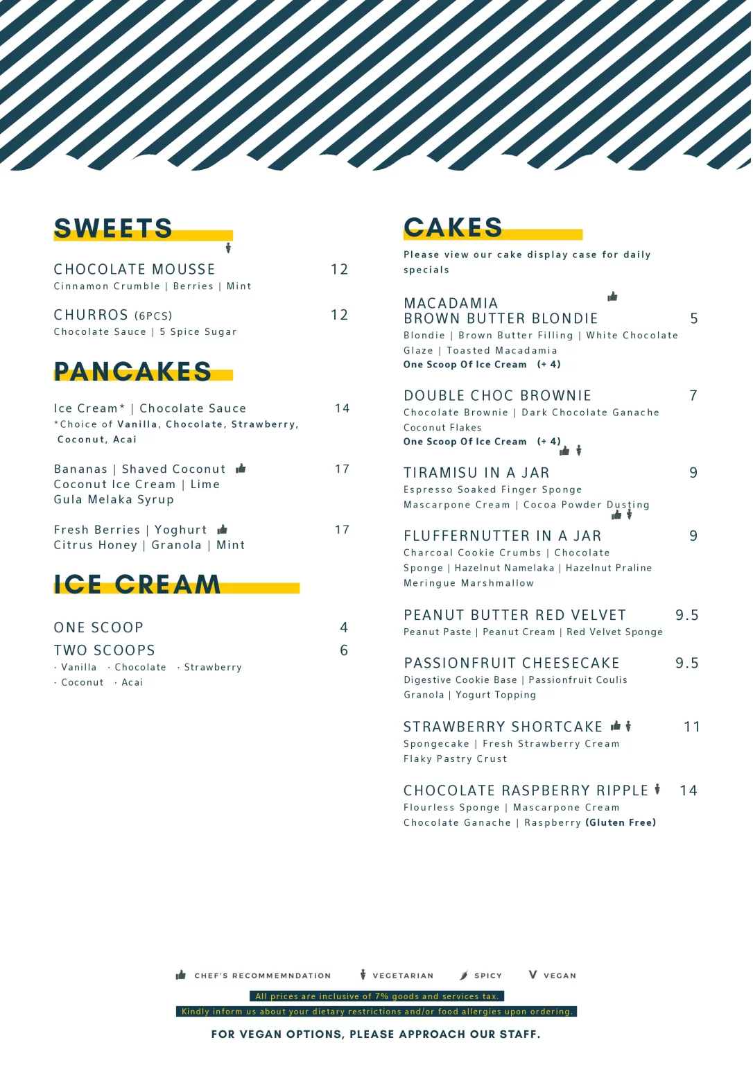 BEE’S KNEES SNACKS TO SHARE MENU PRICES 2024