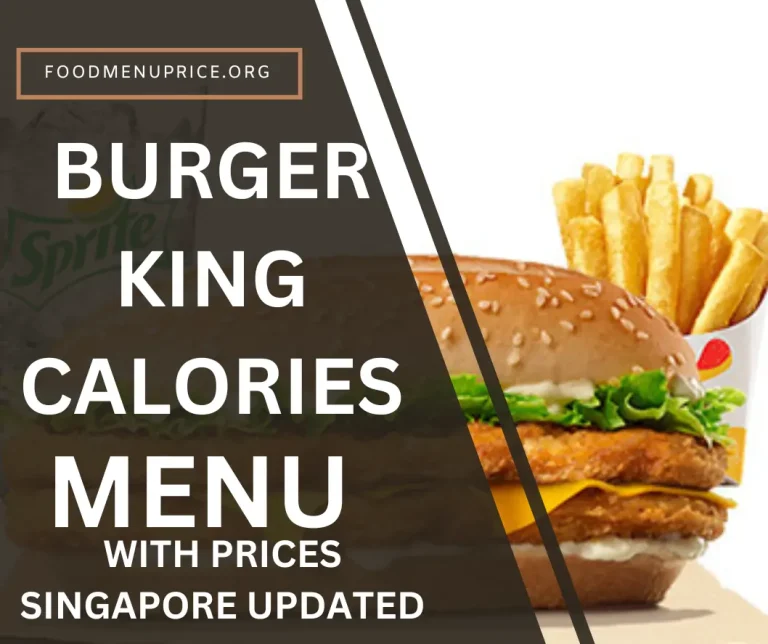 Burger King Calories 2024