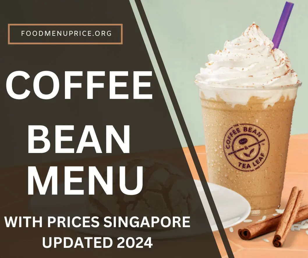 Coffee Bean Menu 2024