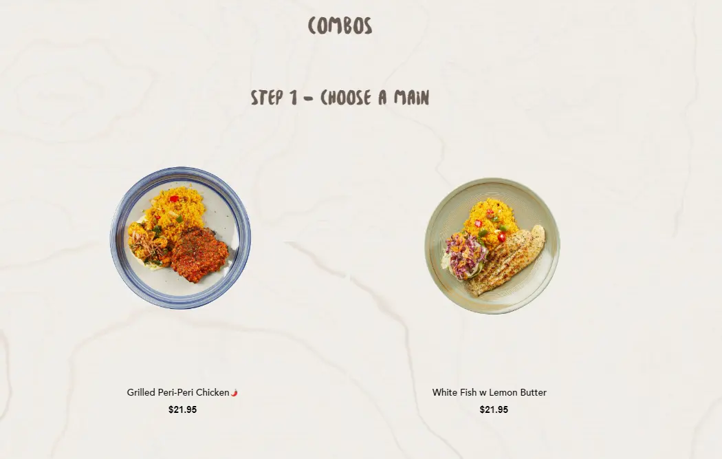 FISH AND CO COMBOS CHOOSE A MAIN MENU 2024