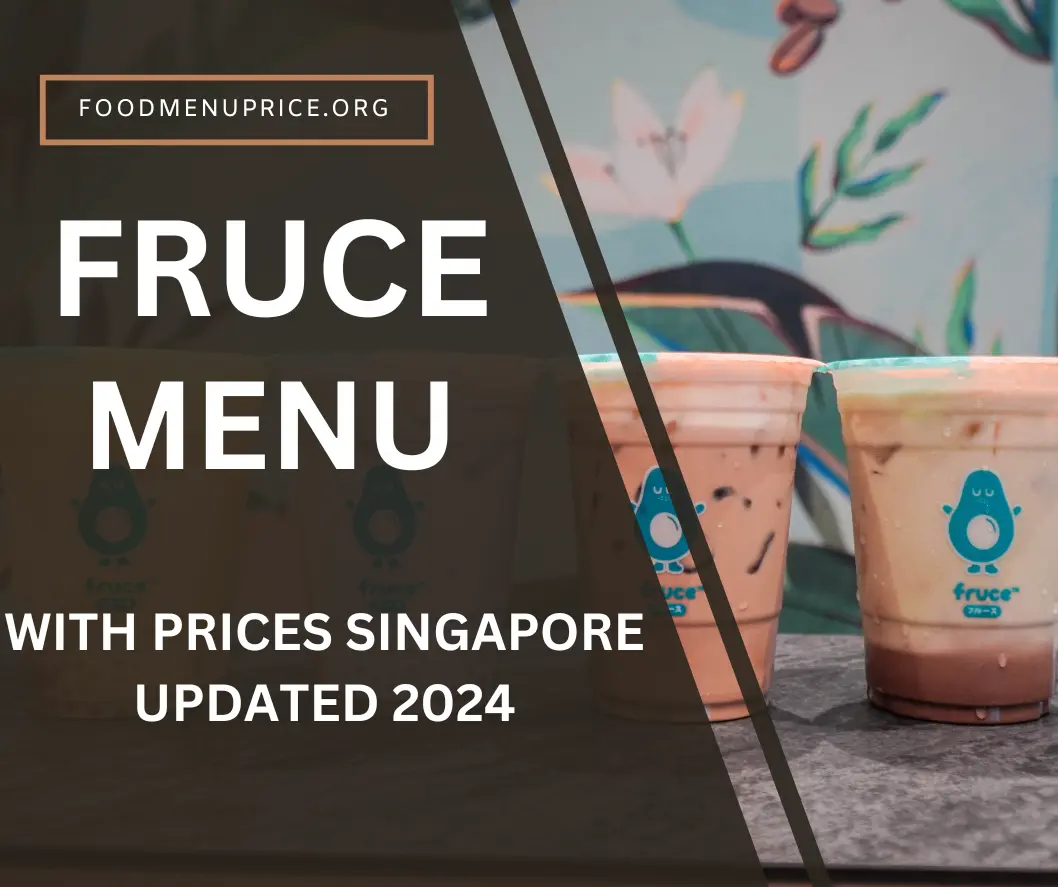 Fruce Menu 2024