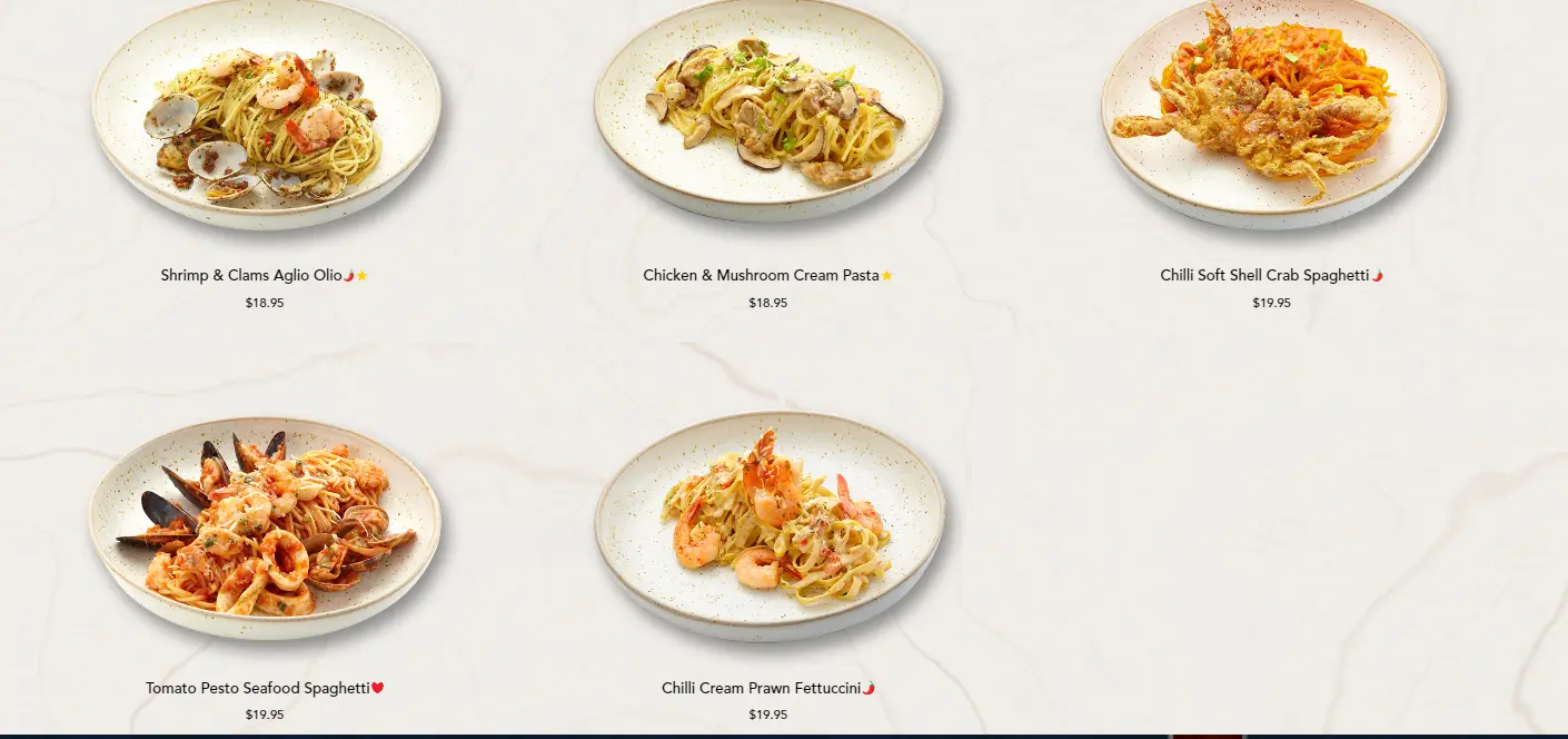 FISH AND CO PASTA MENU PRICE 2024