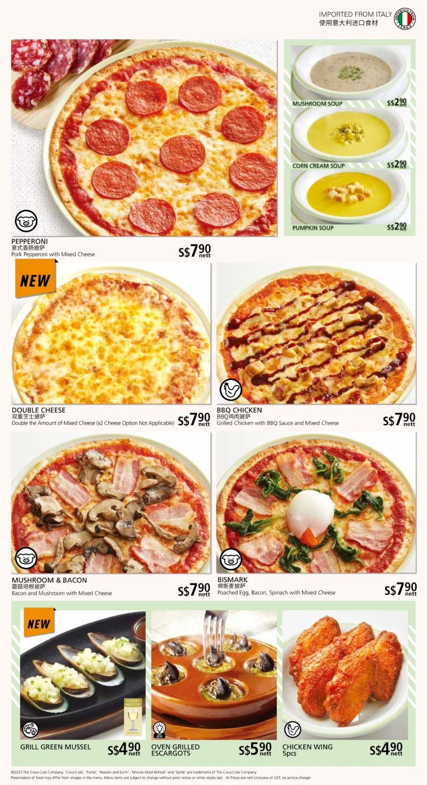 SAIZERIYA PIZZA MENU PRICES 2024