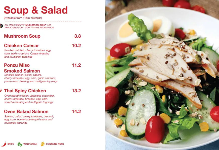 SWISSBAKE SOUP AND SALAD MENU 2024