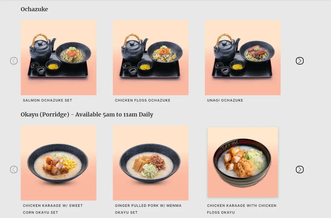 TAKAGI RAMEN BREAKFAST MENU WITH PRICES 2024