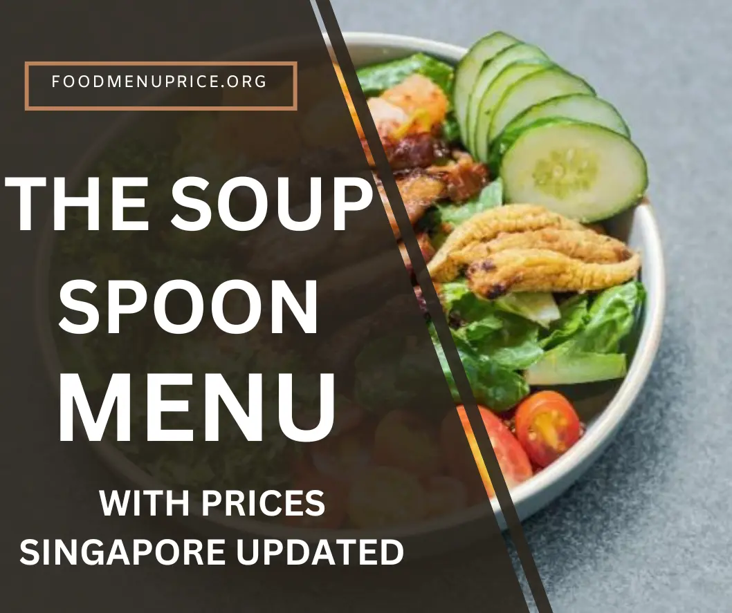 THE SOUP SPOON MENU 2024