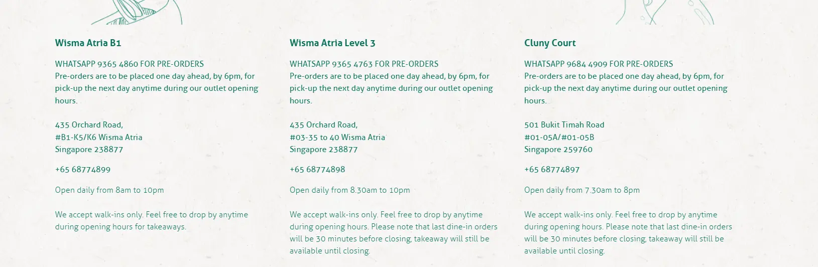 TIONG BAHRU BAKERY SINGAPORE OUTLETS, LOCATIONS, OPENING HOURS & CONTACT NUMBERS 2024