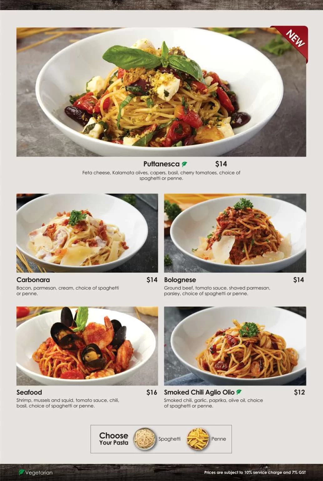 WINE CONNECTION PASTA’S MENU 2024