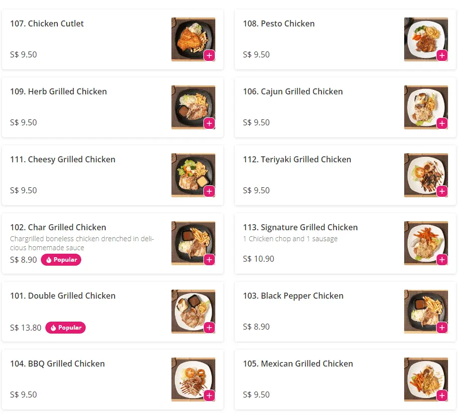 5 GRILL KITCHEN CHICKEN MENU PRICES 2024