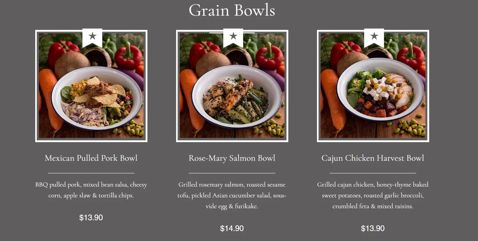 KNEAD TO EAT GRAIN BOWLS MENU PRICES 2024